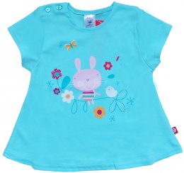 Zutano Swing Tee, "Bunny&Birds" 